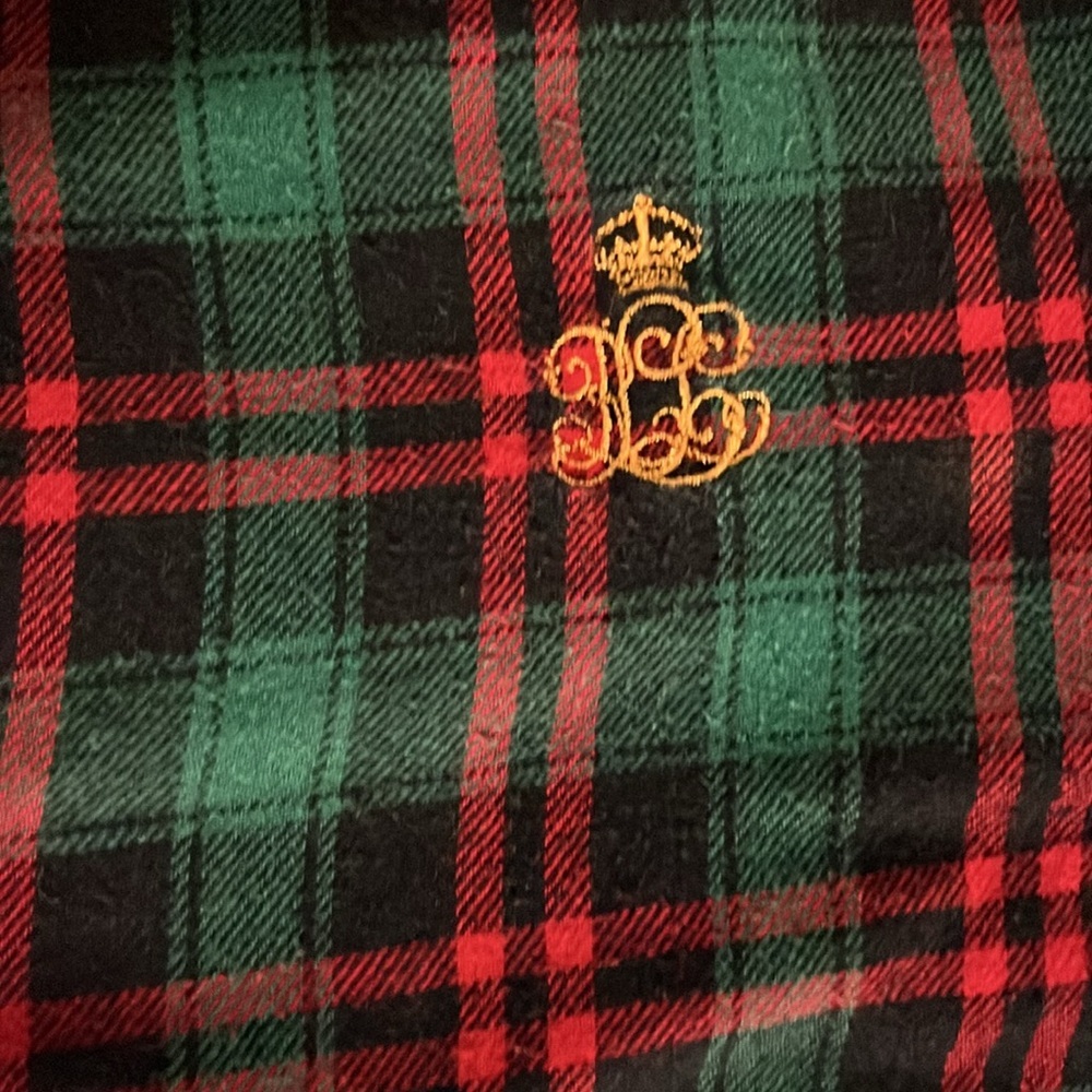 Ralph “Lauren” Polo Multicolor Patchwork Button U… - image 5